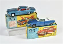 Corgi Toys, Ghia L.6.4 & 259 Le Dandy Coupe