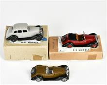 DG-Models, 3 MG Limousinen und Roadster