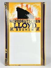 Norddeutscher Lloyd, Emailschild