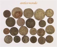 Schweiz Genf, Lot von Kleinmünzen des 16.- 19. Jhd., vom Centime bis zum 6 Sol Stück