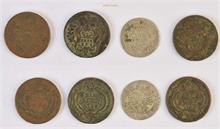 Köln, Lot von 4 Münzen des 17. und 18. Jahrhundert