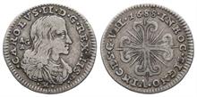 Italien Neapel, Kar II. von Spanien, 1665-1700, 8 Grani 1688