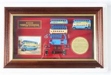 Matchbox, Framed Cabinet of Leyland Titan Bus