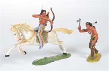 Elastolin, Indianer + Indianer Reiter