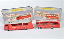 Dinky Super Toys, Auto Transporter (984) + Anhänger für Auto Transporter (985)