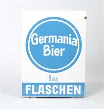 Emailleschild "Germania Bier"