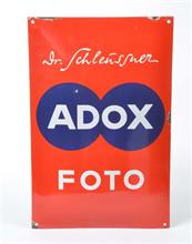 Emailleschild "ADOX" Foto