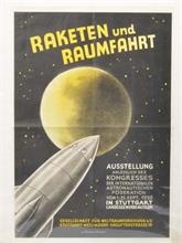 Plakat "Raketen und Raumfahrt"
