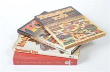4 Bücher "The world of antique toys", "Mechanical Toys", "Metal Toys" + "Transport Toys"