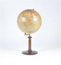Globus mit Holzfuß  +i ntegriertem Kompass