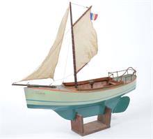 Spitzfaden ?, Segelboot ca 1880