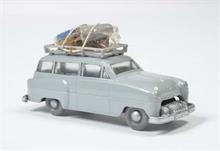 Siku, Opel Caravan mit Dachgepäckträger + Gepäck