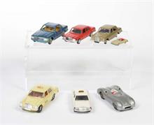 Corgi Toys, CKO Kellermann u.a., 6 Modellfahrzeuge