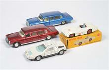 Dinky Toys, 4 Mercedes Modelle
