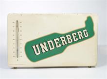Blechschild mit Thermometer "Underberg"