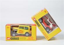 Corgi Toys, Ison Bros "Wild Honey" Dragster Nr. 164 + G.P. Beach Buggy Nr. 381