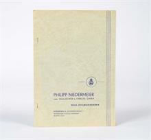 Niedermeier, Katalog 1955