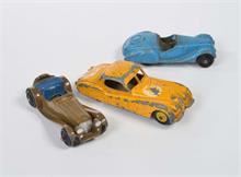 Dinky Toys, 2x Jaguar + 1x BMW Nash