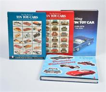 4 Bücher, 2x Tin Toy Cars, Collection the Tin Toy Cars + Deutsches Blechspielzeug