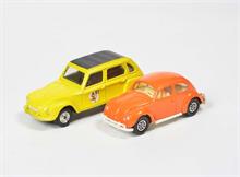 Corgi Toys, Citroen Duane + VW Käfer