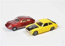 Corgi Toys, Mini Mercedes GT 850 + MGC GT