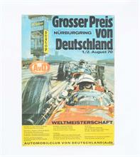 Plakat "Großer Preis von Deutschland" AvD 1970