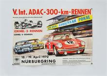 Plakat "ADAC 300 km Rennen" Formel 3 1970