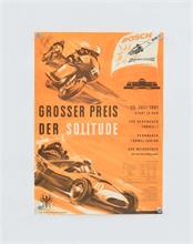 Plakat "Großer Preis der Solitude" 1961 Formel 1