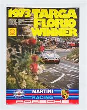2 Plakate "ADAC 1000km Rennen Nürburgring" 1971 + "1973 Targa Florio Winner"
