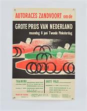 Plakat "Grote Prijs von Nederland" 1960