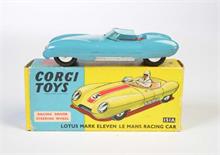 Corgi Toys, Lotus MK Eleven Le Mans # 7, türkis