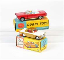 Corgi Toys, Chrysler Imperial + Triumph Herald Coupe