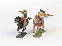 Elastolin, Cowboy + Indianer Reiter