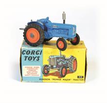 Corgi Toys, Fordson Power Major Traktor, blau