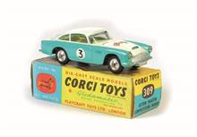 Corgi Toys, Aston Martin DB 4 (309) Rallye Startnummer 3