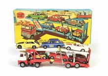 Corgi Toys, Autotransporter Set mit # 177 Mini GS 41