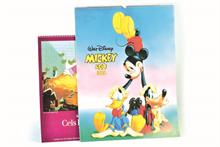 2 Disney Wandkalender von 1991 + 1995