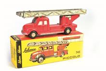 Schuco, Piccolo Feuerwehr mit geschlossener Leiter (745)