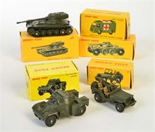 Dinky Toys, 5 Militärfahrzeuge