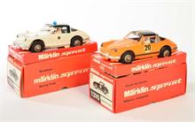 Märklin Sprint, Polizei Porsche 1318 + Porsche 911 Targa 1310