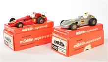 Märklin Sprint, Mercedes W 196 Monoposto 1300 + Ferrrari Supersquald 1301