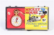 Bradley, Mickey Mouse Taschenuhr 60/70er Jahre