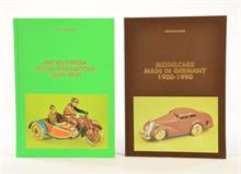 2 Bücher, Rampini "Model Cars" + Moto-Giocattolo"