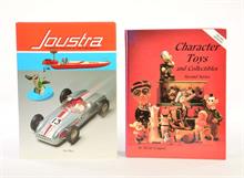 2 Bücher, "Joustra" + "Character Toys"