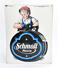 Emaille Schild "Schmoll Pasta"