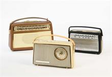 Telefunken, Nordmende + Philips: 3 Kofferradios 60er Jahre