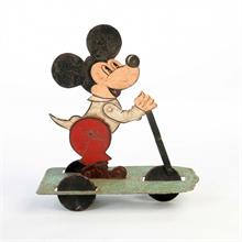 Mickey Mouse auf  Wagen
