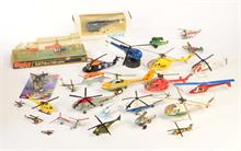Dinky Toys u.a., Konvolut Helikopter
