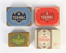 Turmac, 4 Zigarettendosen (2x100 + 2x50)