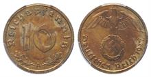 Drittes Reich, 10 Reichspfennig 1937 A